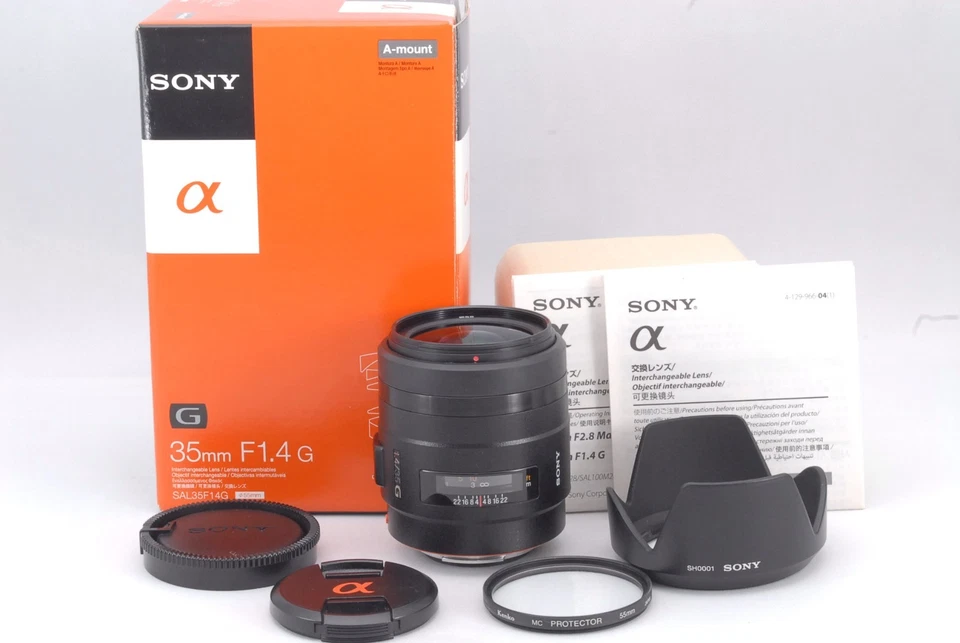 Sony 35mm F/1.4 G SAL35F14G Lente Gran Angular Para Sony Una Montura con Caja - Imagen 1 de 4