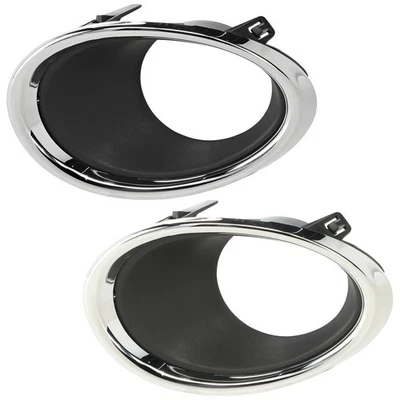 Juego de 2 embellecedores de luces antiniebla lámpara de conducción lado conductor y pasajero par izquierdo derecho Foto 1 de 4