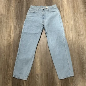 Vintage Brittania Jeans Mens 32x30 Blue Relaxed Fit Distressed Denim 90s Grunge - Picture 1 of 6