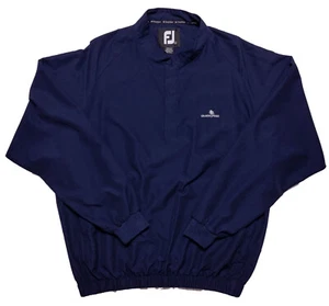 FOOTJOY Langarm Snap Pullover Windjacke Grande Pines Golf Blau Große L - Bild 1 von 9