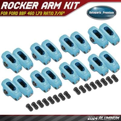 Brazos basculantes de aluminio azul 2024 para rodamientos de agujas Ford BBF 460 1,73 relación 7/16" Foto 1 de 4