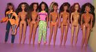 Barbie Doll 1990s Teresa Head Kayla Hispanic Tan Beyond Pink Lot For OOAK Play