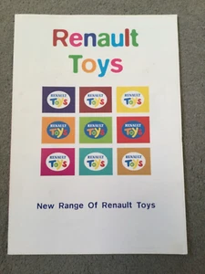 Renault Toy Collection 1997/98 brochure in Excellent condition - Picture 1 of 5