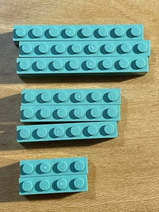 Sand Green Bricks Building Blocks 1x4 1x6 and 3 Rare 1x8 Stud Pieces - Picture 1 of 4