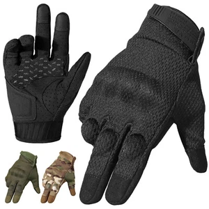 Tactical Shooting Gloves Touchscreen Full Finger Military Airsoft Combat Gloves - Picture 1 of 16