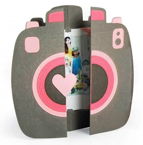 New, Retirred Sizzix Thinlits Retro Camera Fold-a-long Card 11pc #663588 $19.99 - Picture 1 of 9