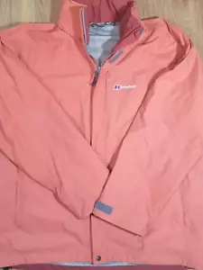 Berghaus Aquafoil Women's Orange Jacket Size 14 - Free P&P - Picture 1 of 9
