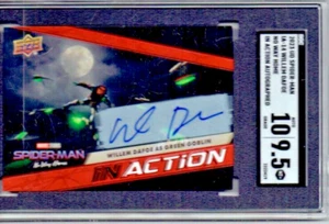 Willem DaFoe 2023 UD Spiderman No Way Home In Action Red Auto/Autograph Card SGC - Picture 1 of 1