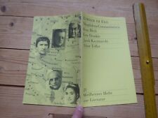 Weilheimer Hefte zur Literatur 21: Lyriker im Exil, Magdalena Constantinescu...