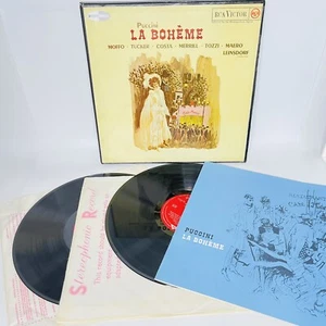 Puccini La Boheme RCA Victor Metropolitan Opera LP Record Vinyl Box Set 3 LP - Picture 1 of 8