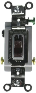 Hubbell HBL1203, Switch, 3 Way, Extra HD, 15A 120/277V AC, Brown Toggle, Industr - Bild 1 von 1