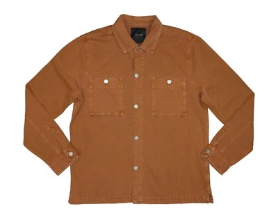 Camisa Joe's Jeans Denim Manga Larga Para Hombre Con Botones L Nueva Con Etiquetas Jengibre Foto 1 de 2