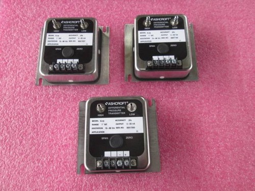 lot of 3 Ashcroft XLdp Differential Pressure Transmitter 1
