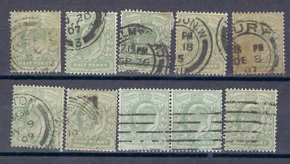 GB  "KE VII Ten  0.5p   Sc#143"  CV $17 (GB301)* - Image 1 of 1