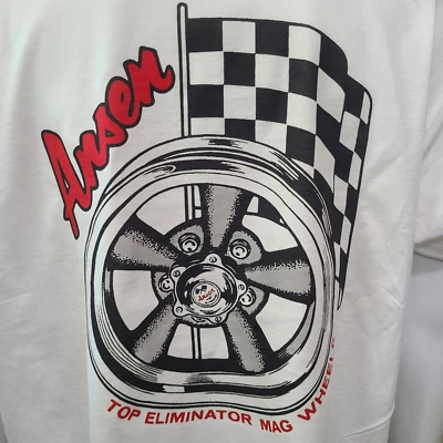 VINTAGE RACE/GASSER/DRAG T-SHIRT ANSEN TOP ELIMINATOR MAG WHEELS - Image 1 of 4