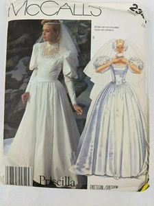 McCall's 2341 Wedding Bridal Gown Size 16 - Picture 1 of 2