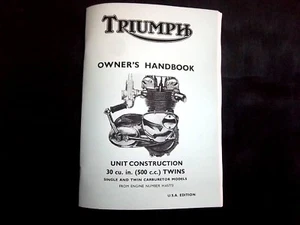 NEW Triumph T100 DAYTONA Owners Handbook 1969 OH5 2nd EDITION TH36US - Picture 1 of 2