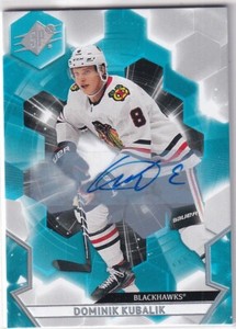 20/21 UD SPX DOMINIK KUBALIK BASE AUTOGRAPH AUTO #62