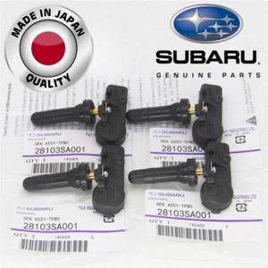 Set of 4PCS TPMS Tire Air Pressure Sensors 28103SA001 28103AJ00A for Subaru WRX - Picture 1 of 12