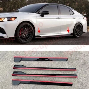 For Toyota Camry 2018-2021 TRD style Side body Skirt Diffuser Separation Wings - Picture 1 of 11