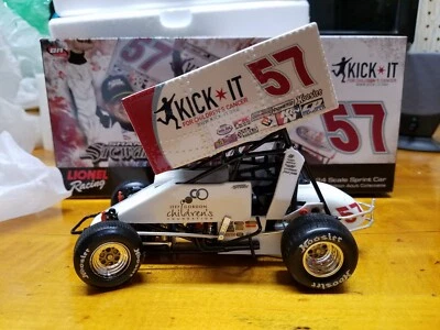 Shane Stewart #57 Fundación Jeff Gordon "KICK IT" 2012 coche sprint acción 1/24  Foto 1 de 4