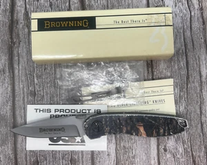 BROWNING BLACK LIGHTNING KNIFE 322-362 MOBU WITH BOX - Picture 1 of 8