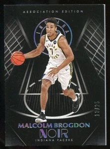 MALCOLM BROGDON 2019-20 Panini Noir #11 Association Edition Holo Silver 10/25 - Picture 1 of 3