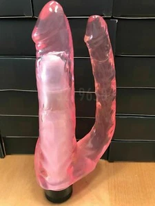 Dual-Rabbit-Vibrator-Anal-Vaginal-Dildo-Massager-Adult Sex Toys for Women P5 - Picture 1 of 12