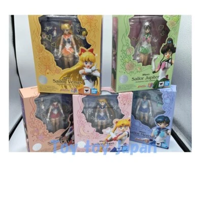 Sailor Moon S.H.Figuarts  Animation Color Edition  5kinds set Bandai Authentic  - Image 1 of 4