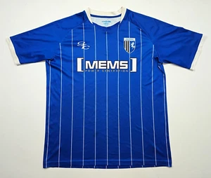 MEN'S FC GILLINGHAM 2013  HOME SOCCER FOOTBALL SHIRT JERSEY SIZE XL - Picture 1 of 3