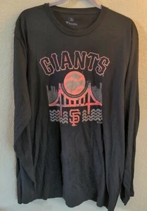 Men's Black San Francisco Giants Hometown Collection The Bay Long Sleeve T-Shirt - Picture 1 of 4