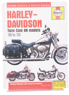 Harley Davidson Softail Dyna Electra Repair Manual 2003 2002 2001 2000 1999 - Image 1 of 2