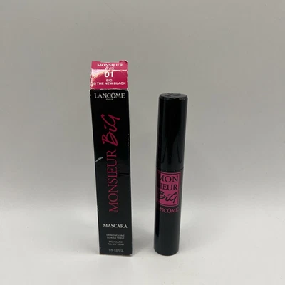 Lancome Monsieur Big Mascara Big Volume Mascara 01 Black 0.33oz 10ml -BoxDamaged - Image 1 of 4