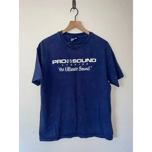 Camisa De Colección Pro Sound Studios The Ultimate Sound Camiseta Azul Rara De Colección XL 80s - Imagen 1 de 9