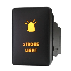 Interruptor Empuje 924O LUZ ESTROBOSCÓPICA 12V para Toyota Landcruiser 200s LED ÁMBAR 3A - Imagen 1 de 1