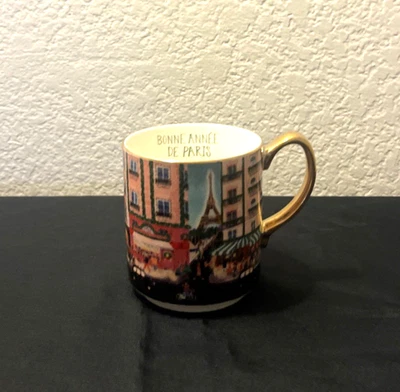 全新 Anthropologie Holiday in the City Mug 2025 - 巴黎 — 第 1/4 张图片