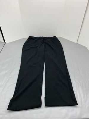 Pantalones Ashley Stewart para mujer 16T negros pierna recta elásticos carrera oficina trabajo Foto 1 de 4