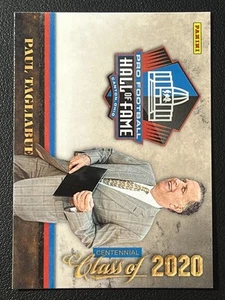 Salón de la Fama del Fútbol Profesional Panini 2020 #8 Paul Tagliabue Salón de la Fama - Imagen 1 de 2