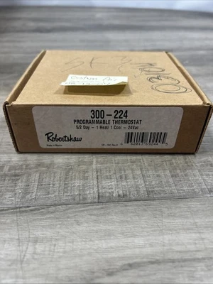 Robertshaw 300-224 Programmable Thermostat 1H/1C Single-Stage Systems, 24 Vac - Image 1 of 4