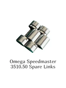 Omega Genuine 1469 Spare Links (2 pcs) for Speedmaster 3510.50 with FF811 - Imagen 1 de 5