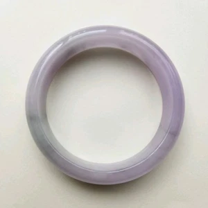 Lavender Jade Jadeite Bangle Bracelet 58mm  #bgM13 - Picture 1 of 6