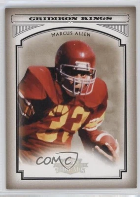 2006 Donruss Threads College Gridiron Kings Silver /250 Marcus Allen #CGK-1 HOF - Image 1 of 2