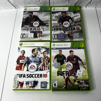 FIFA Soccer Xbox 360 Lot 10 13 14 15 Sports Video Game Bundle Good - Image 1 of 4