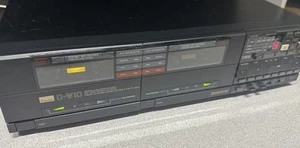 Sansui D-W10 Double Reverse Stereo Cassette Deck for REPAIR or PARTS - Japan - Picture 1 of 17