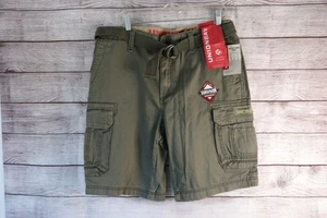 Union Bay Green Military Belted Cargo Shorts With Pockets  - Picture 1 of 10