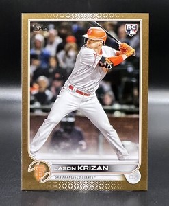 2022 Topps Update Series Jason Krizan Gold /2022 San Francisco Giants RC