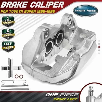 Disc Brake Caliper Front LH Left Driver Side for Toyota Supra 1993-1998 2-Door - Image 1 of 4