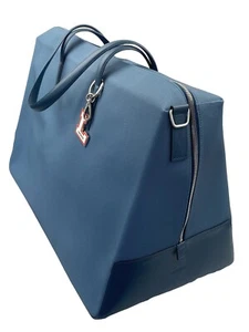 LACOSTE HOLDALL BAG Weekender Vintage L20 Club Fashion 9 Oxyde Blue NEW - Picture 1 of 21