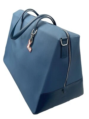 LACOSTE HOLDALL BAG Weekender Vintage L20 Club Fashion 9 Oxyde Blue NEW - Image 1 of 4