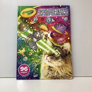 Crayola Cosmic Cats And Other Things Malbuch & Aufkleber, Neu - Bild 1 von 3